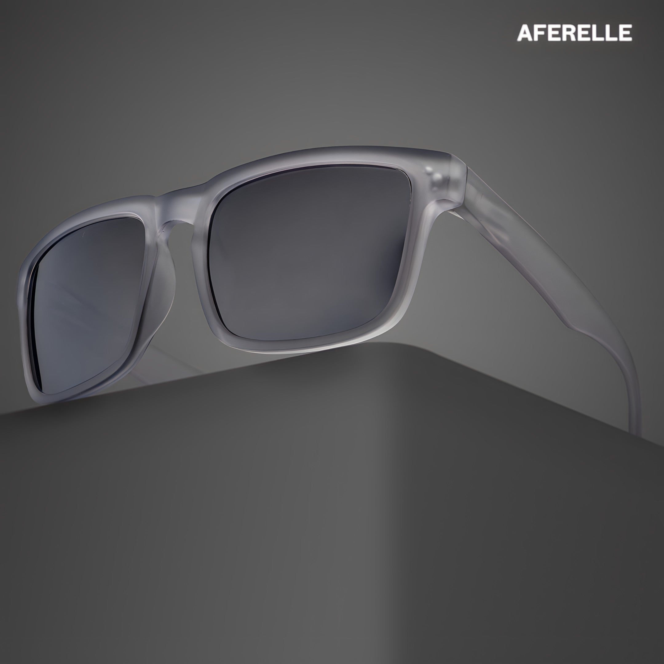 THE CHALLENGER Matt Grey Black UV400 Polarized Sunglasses