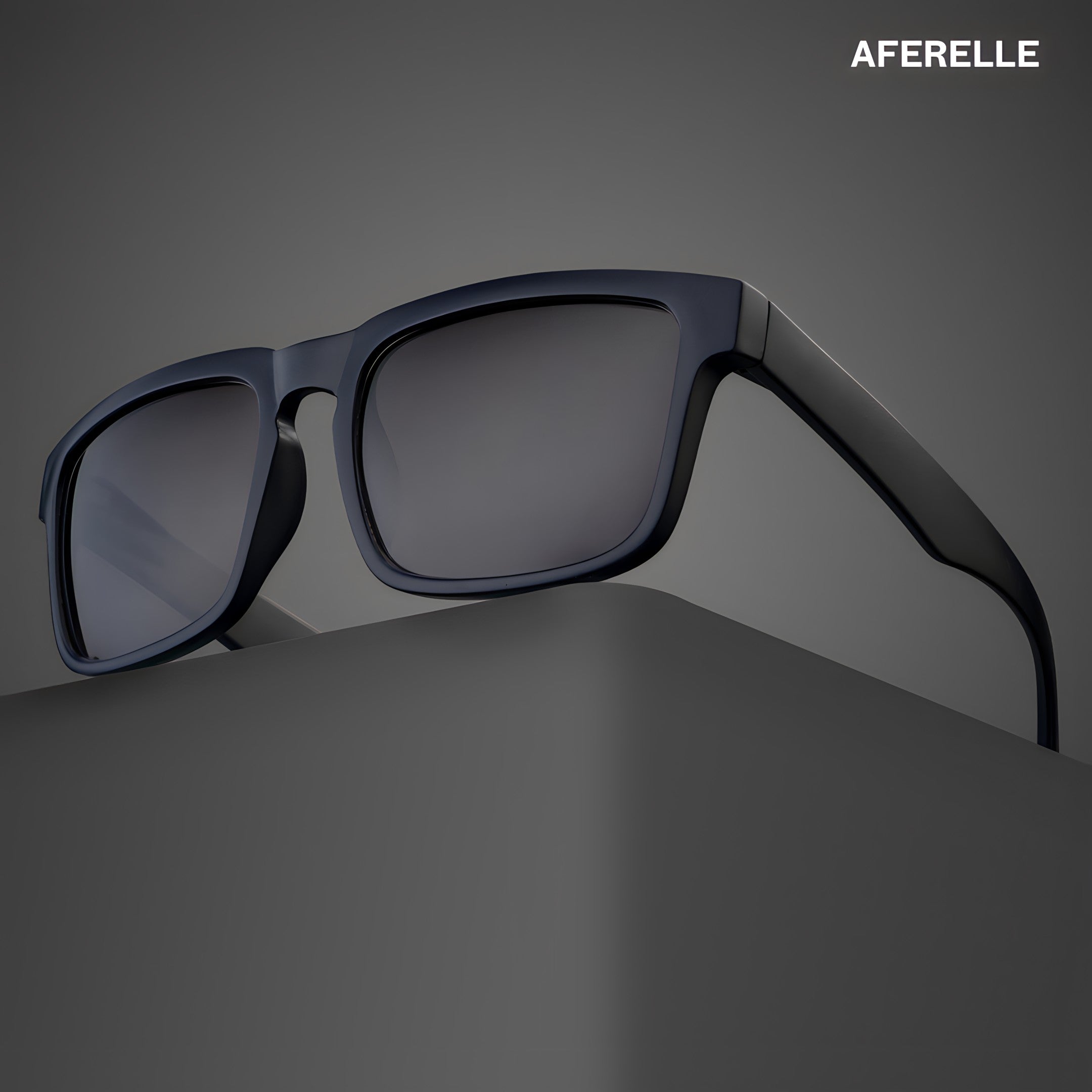 THE CHALLENGER Matt Navy UV400 Polarized Sunglasses