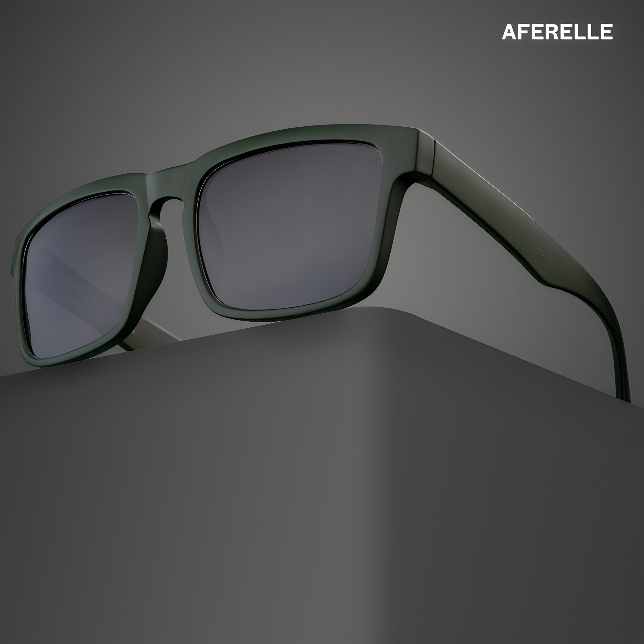 THE CHALLENGER Olive Black UV400 Polarized Sunglasses
