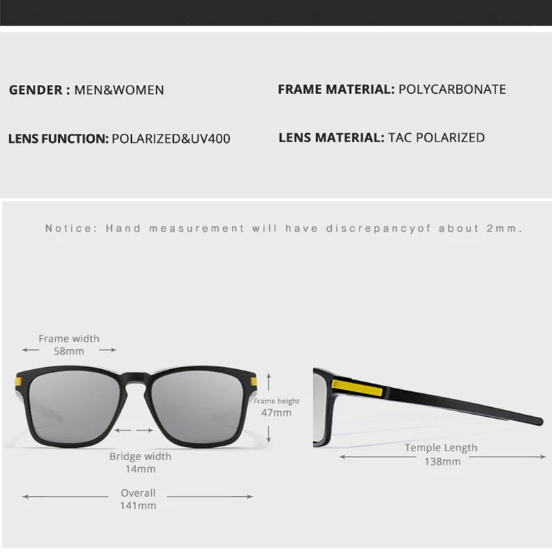 THE PRODUCER | Gold And Black UV400 Polarized A Grade Lens For Biking Running Sports Adventure