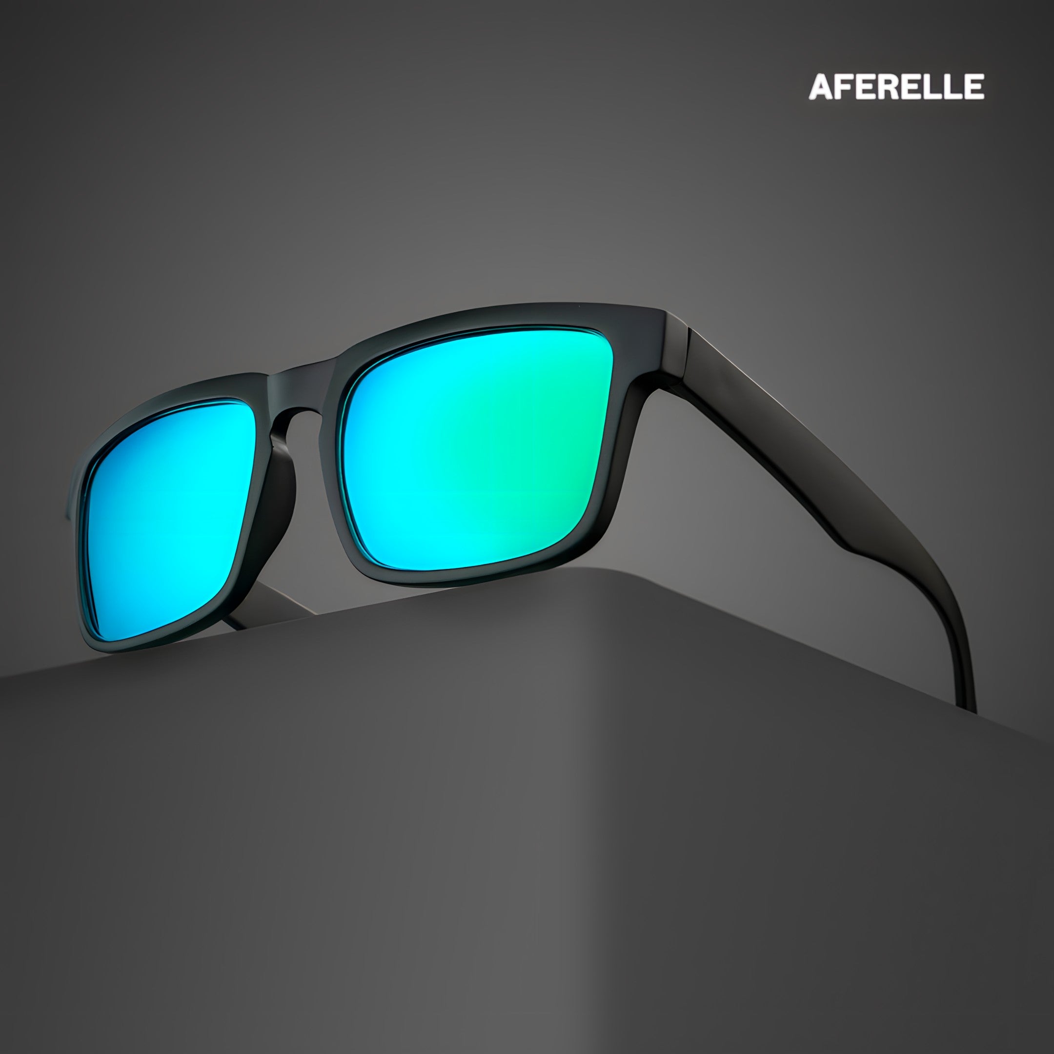 THE CHALLENGER Black Green UV400 Polarized Sunglasses