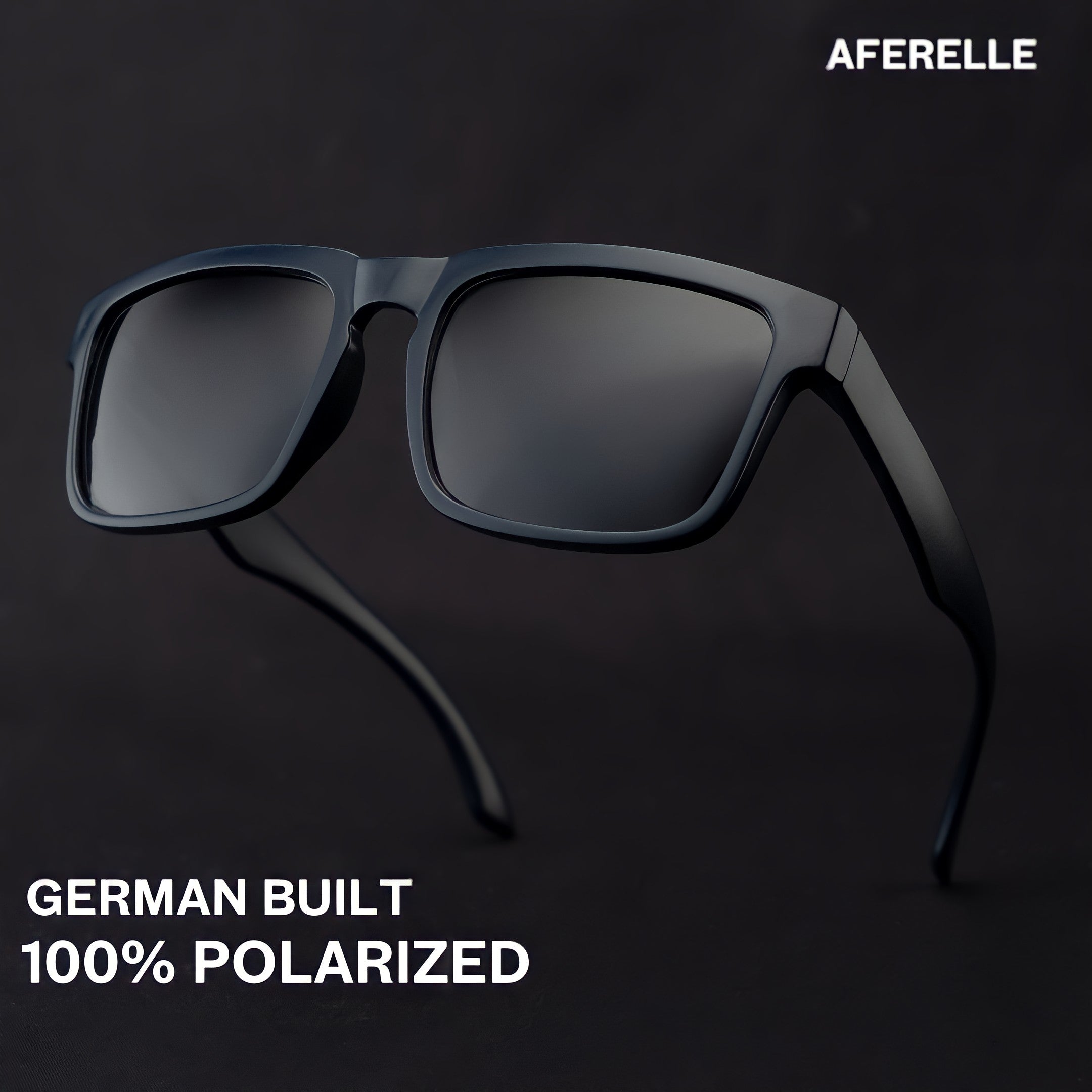 THE CHALLENGER Matt Navy UV400 Polarized Sunglasses