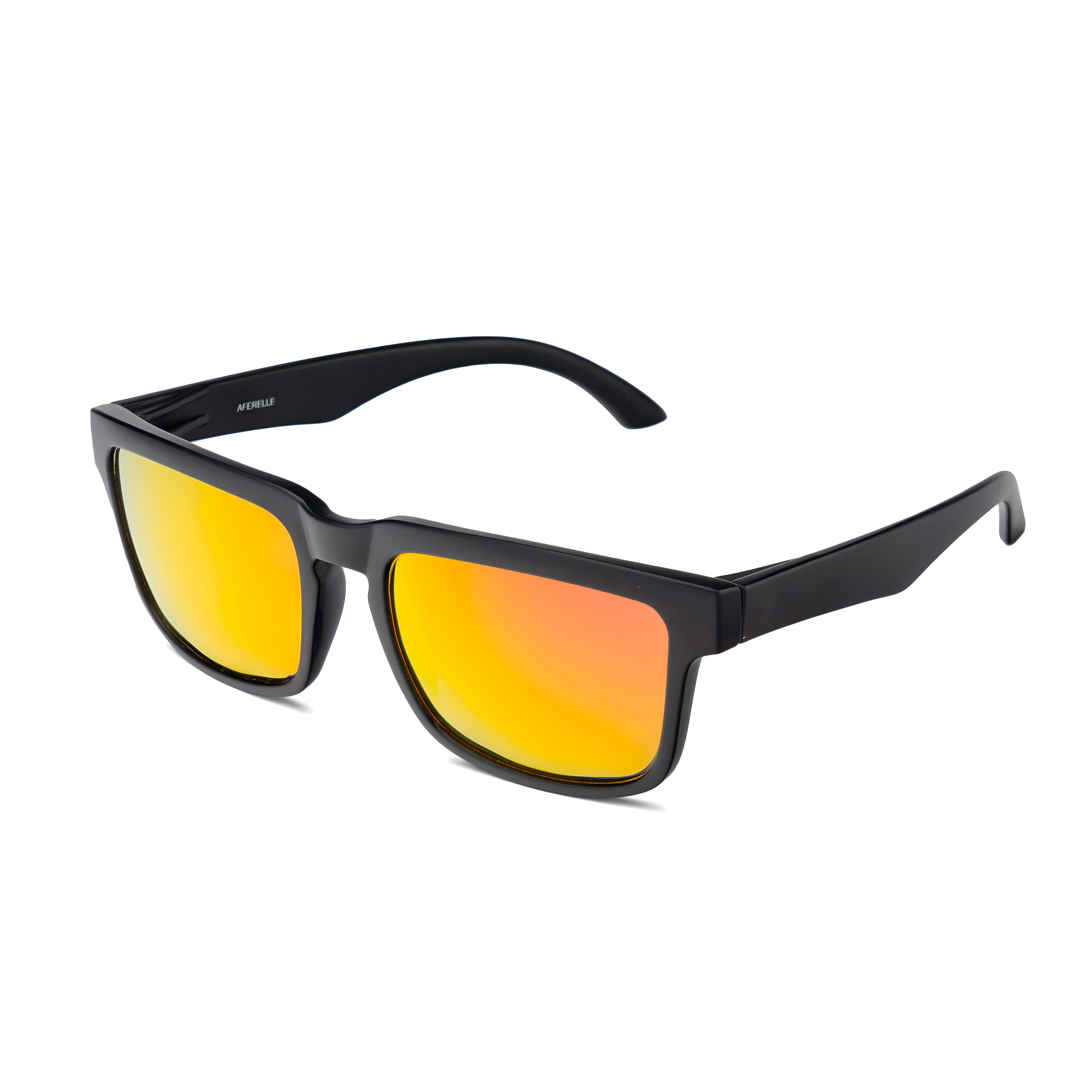 THE CHALLENGER Black Orange UV400 Polarized Sunglasses