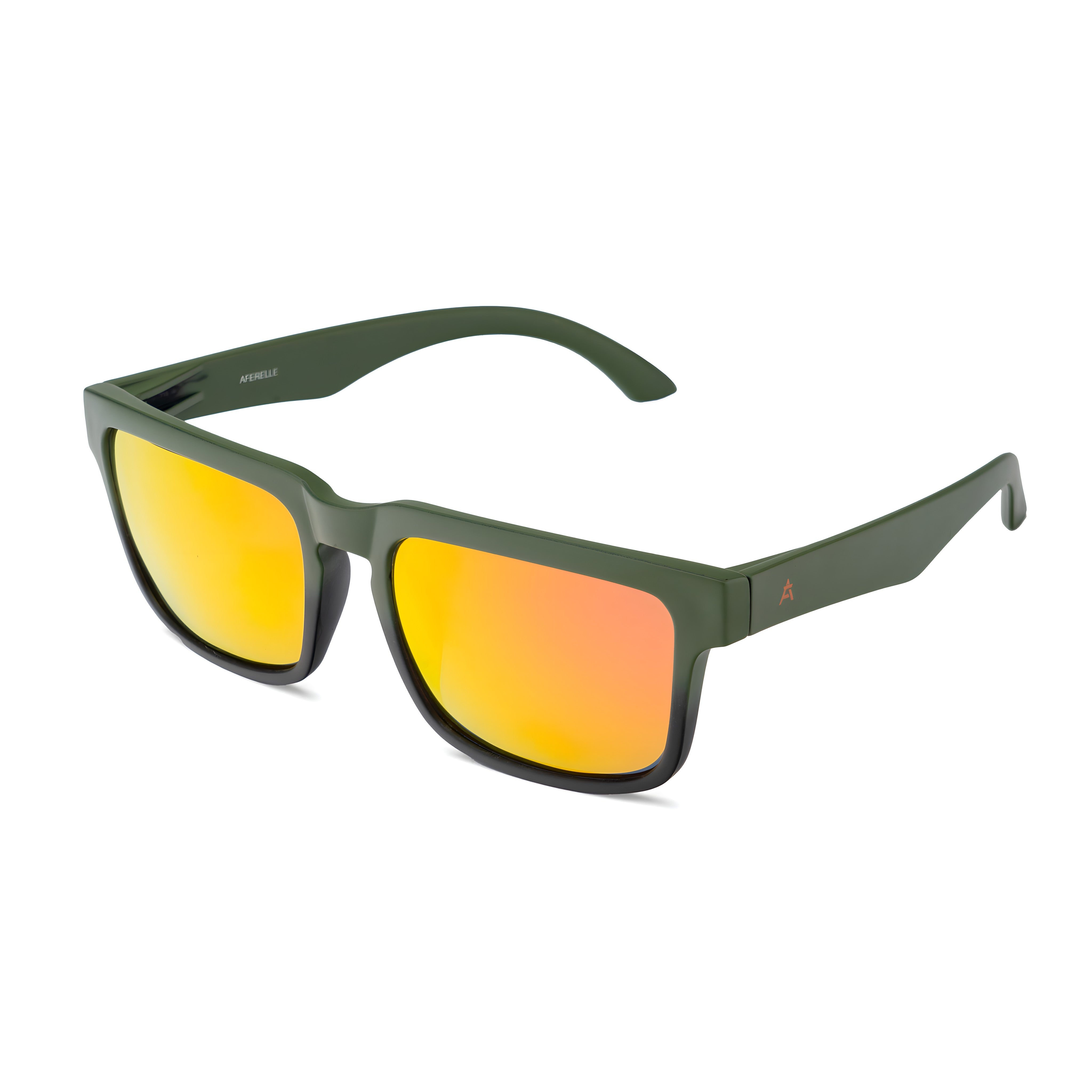 THE CHALLENGER Army Green Orange UV400 Polarized Sunglasses