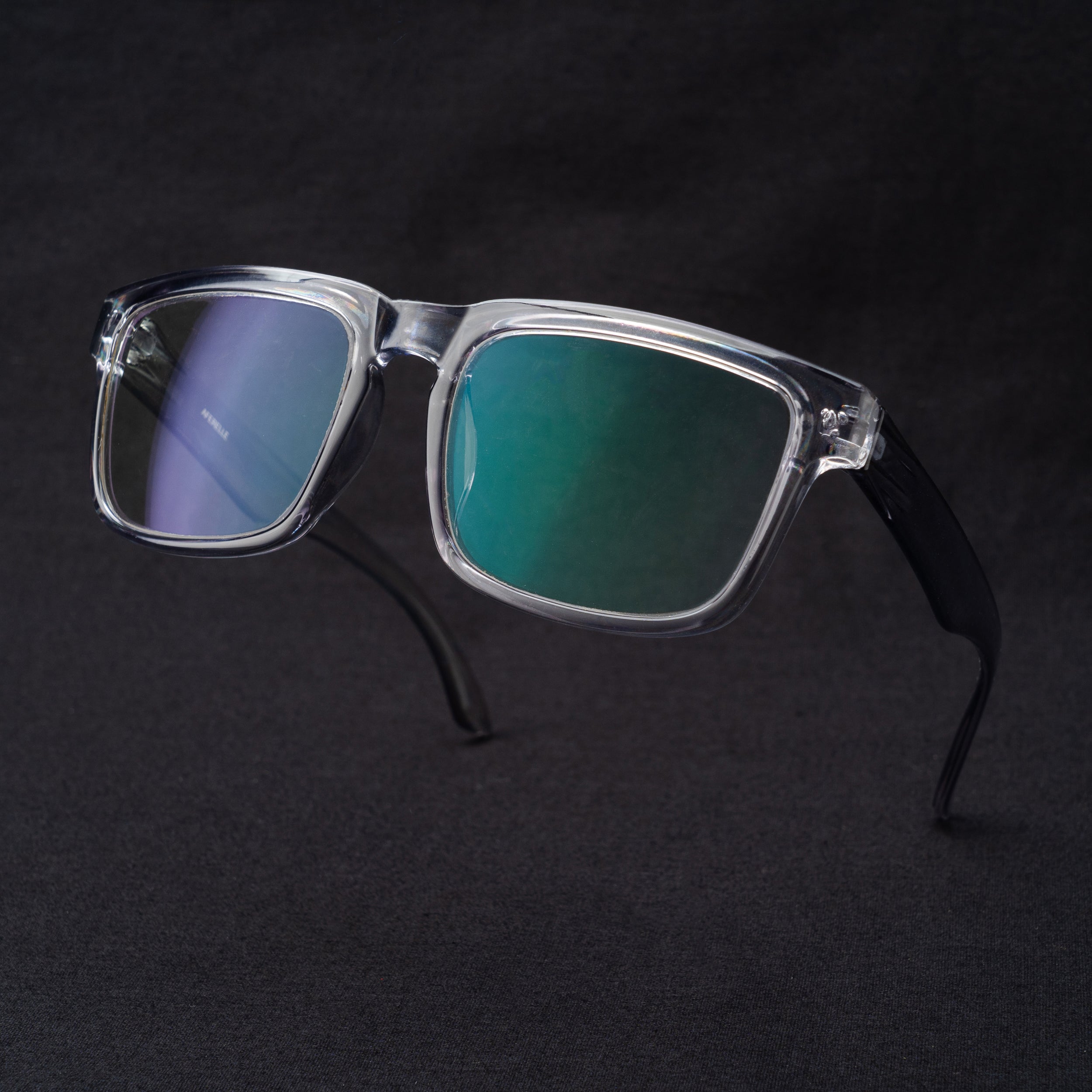 white grey frame screen glass