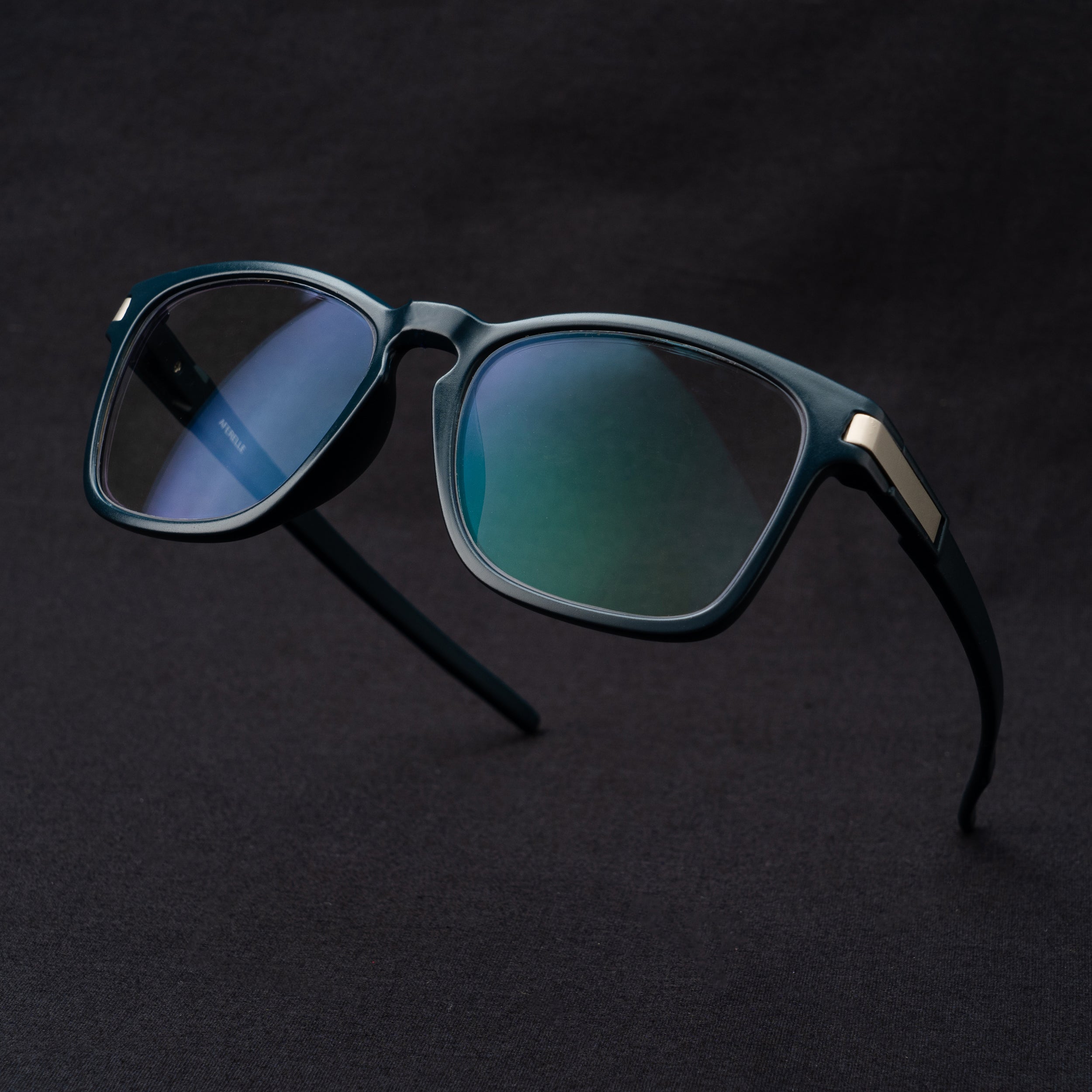 blue frame screen glasses