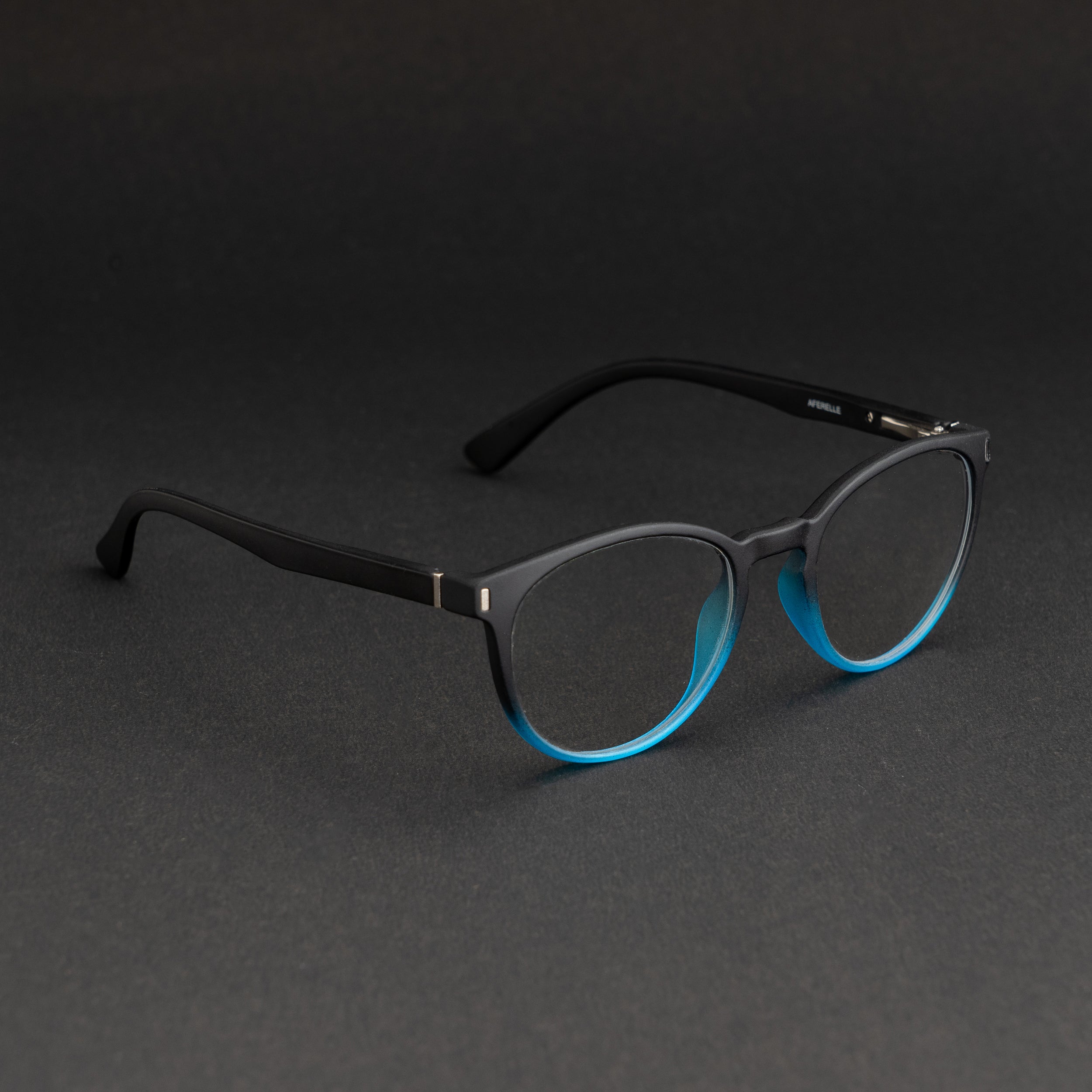 blue black screen glass