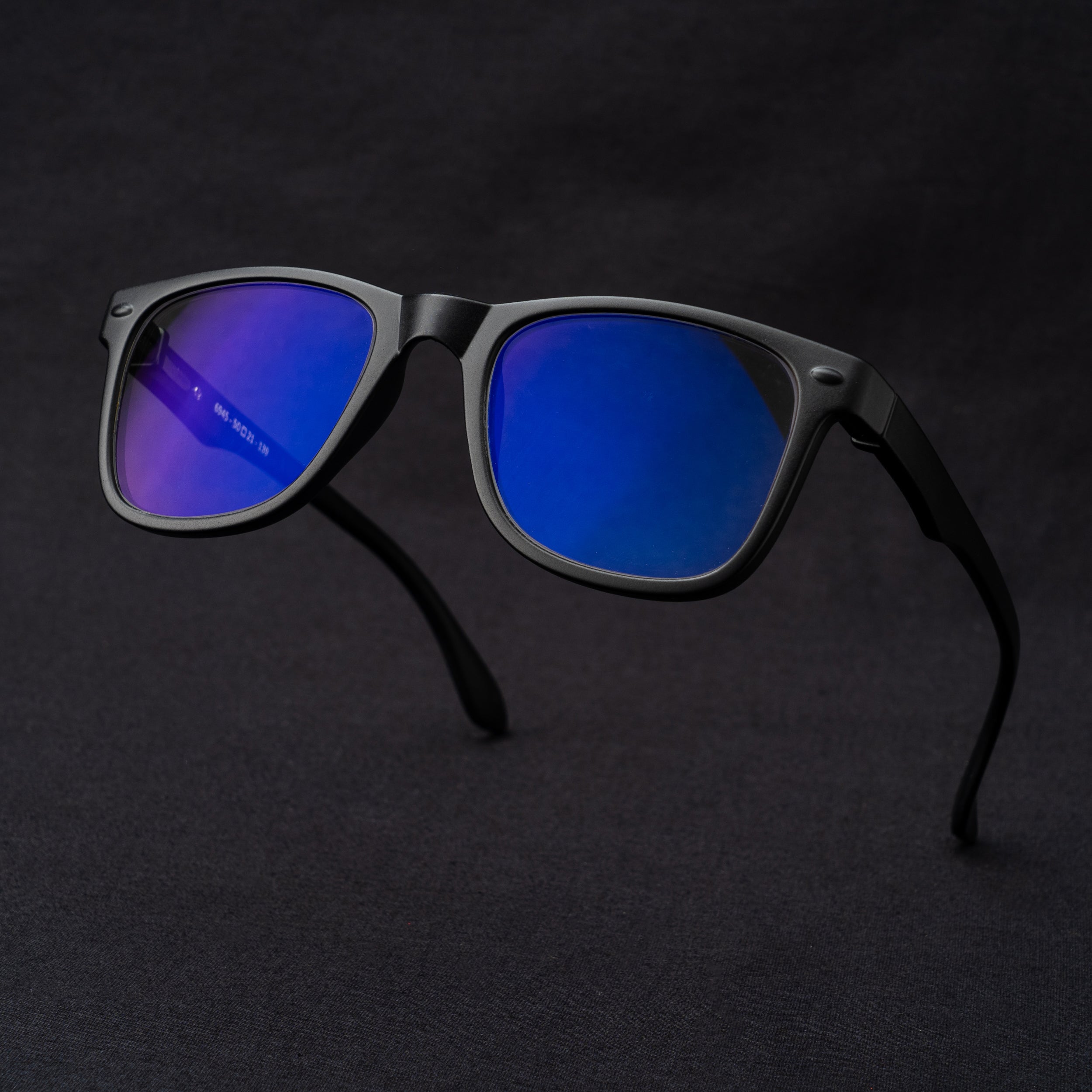 black black frame screen glass