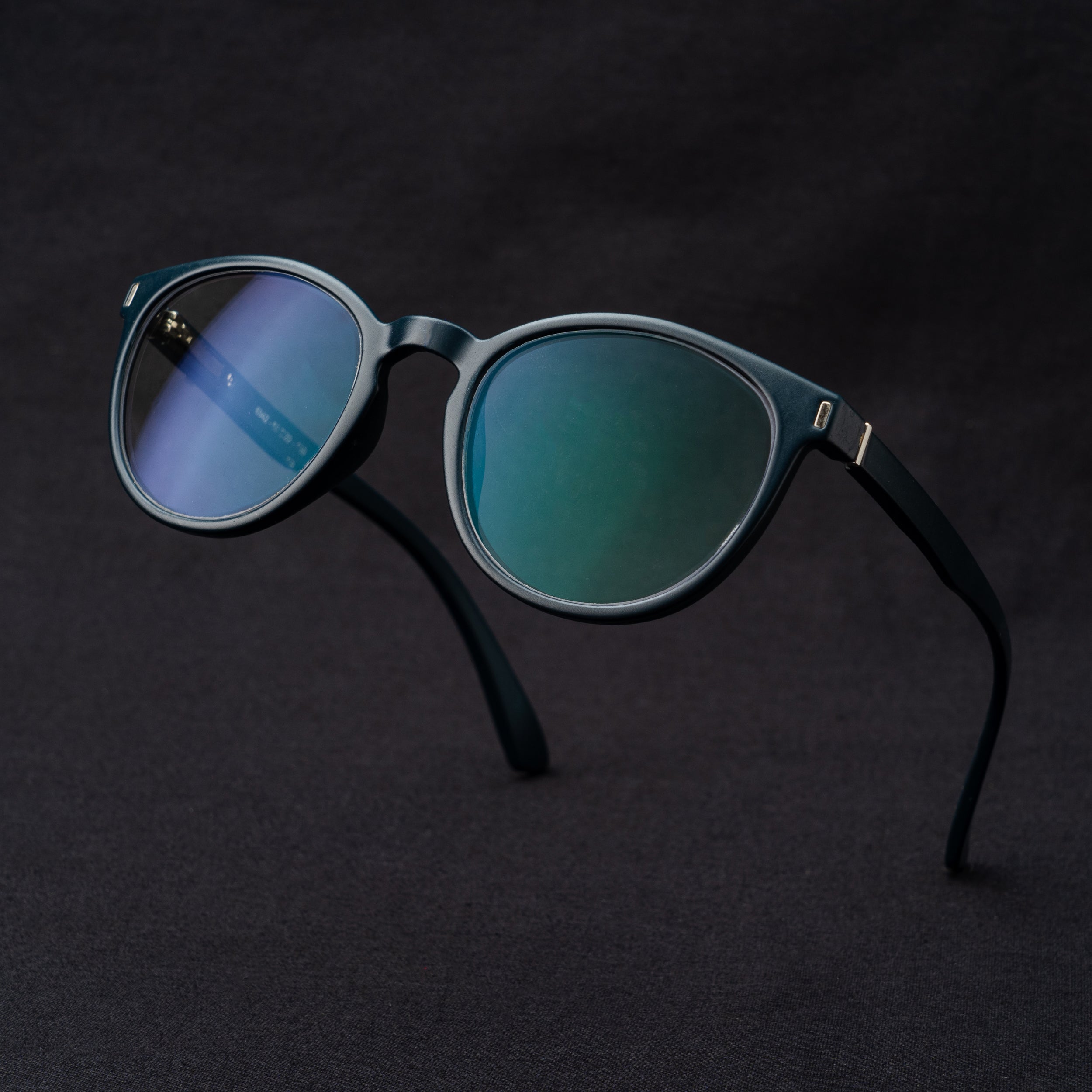 blue frame screen glasses