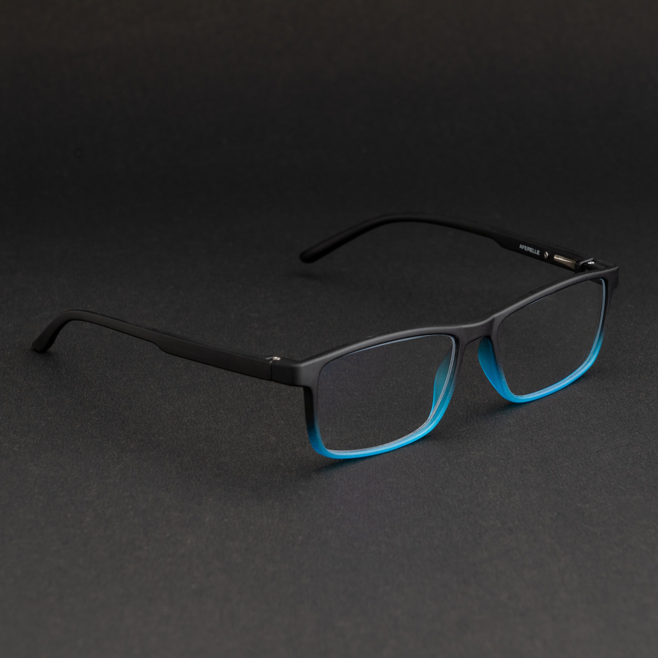 blue black screen glass
