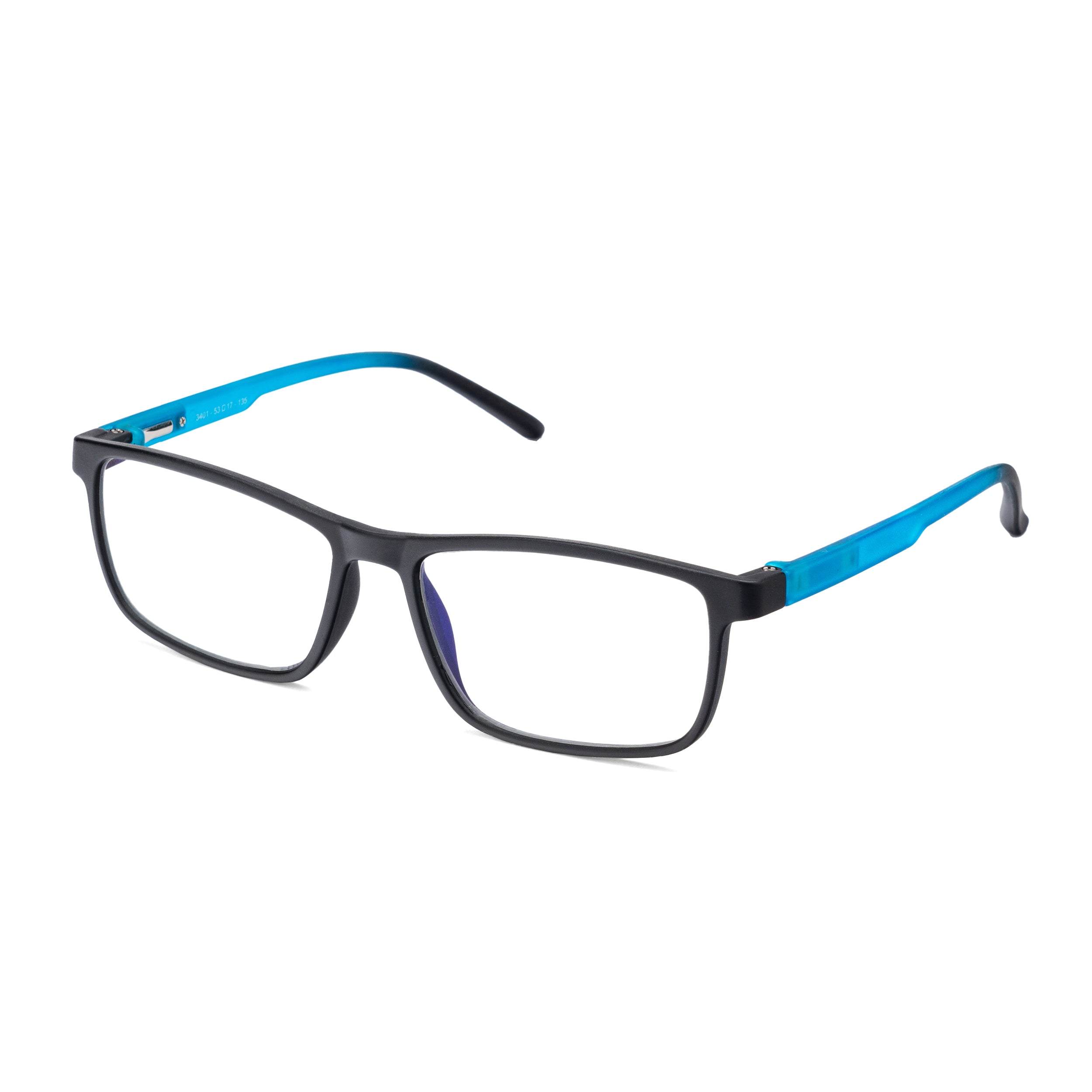 blue black square frame screen glass