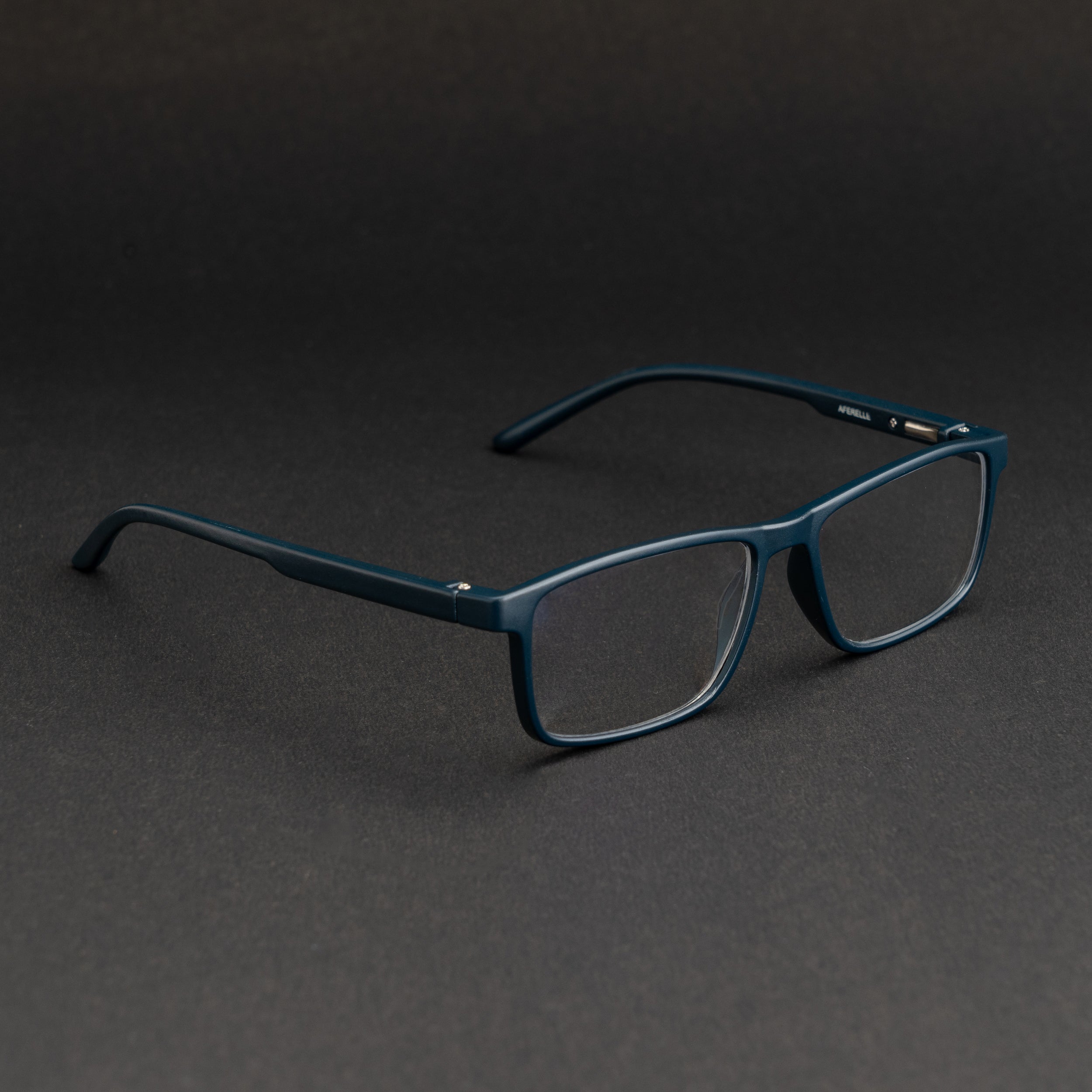 blue squre frame screen glass