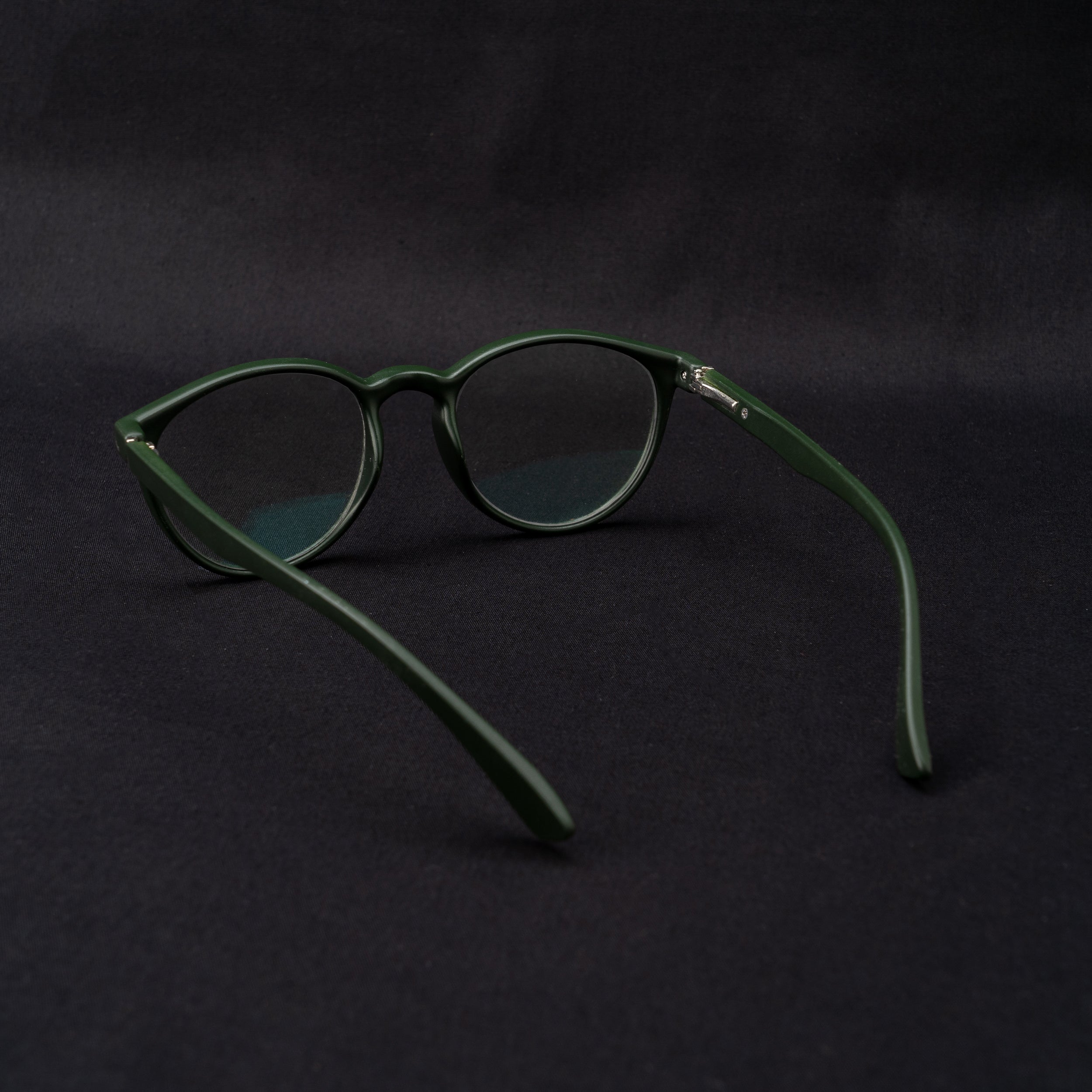 green army round screen frame