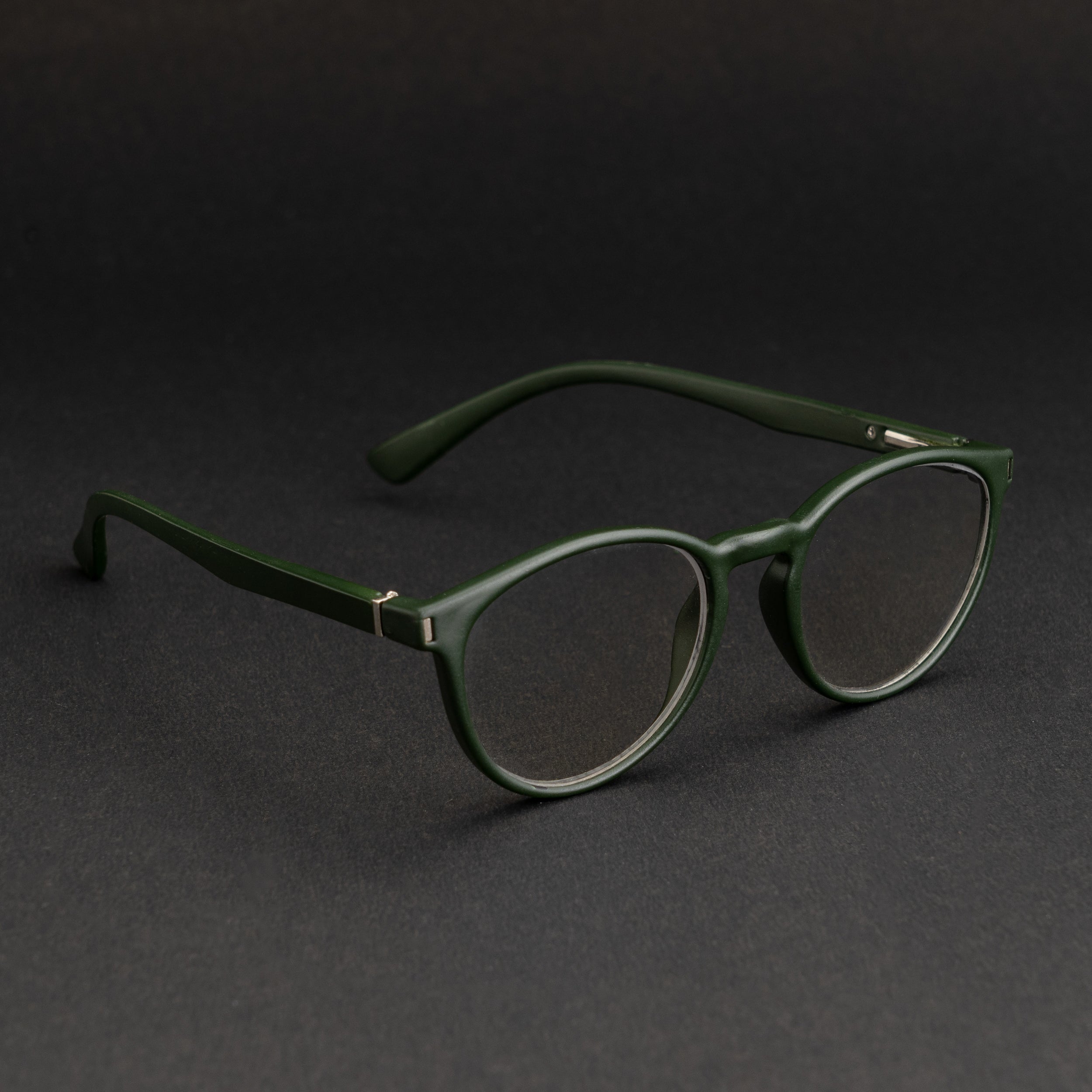 green army round screen frame
