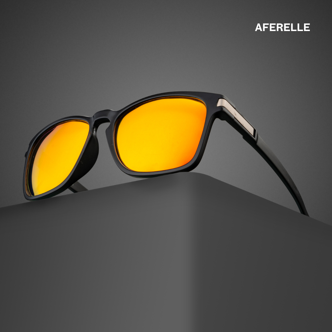 THE PRODUCER | Black Orange UV400 Polarized A Grade Lens For Biking Running Sports Adventure