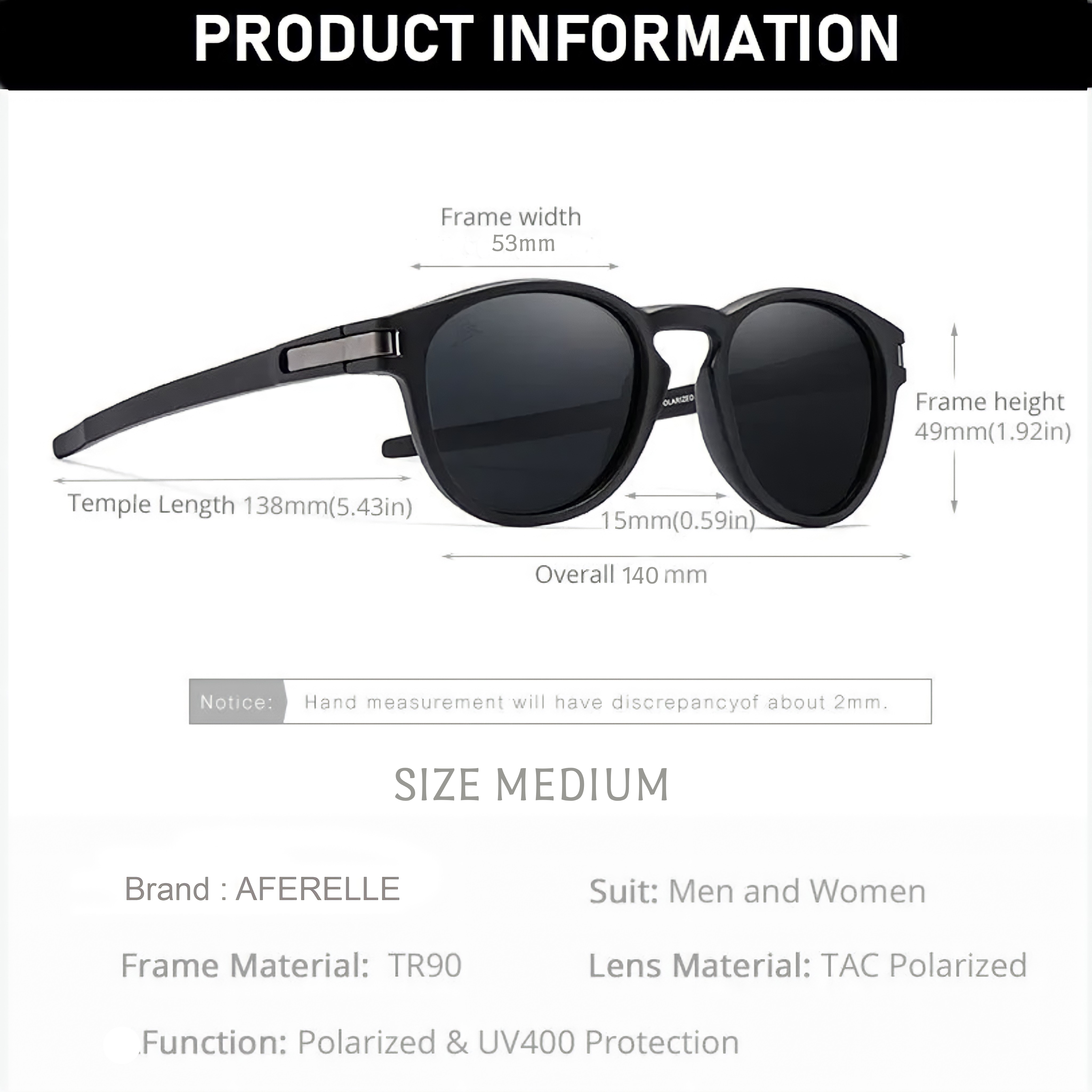 THE BOSS V1 | Glossy Clear Black Polarized Lens