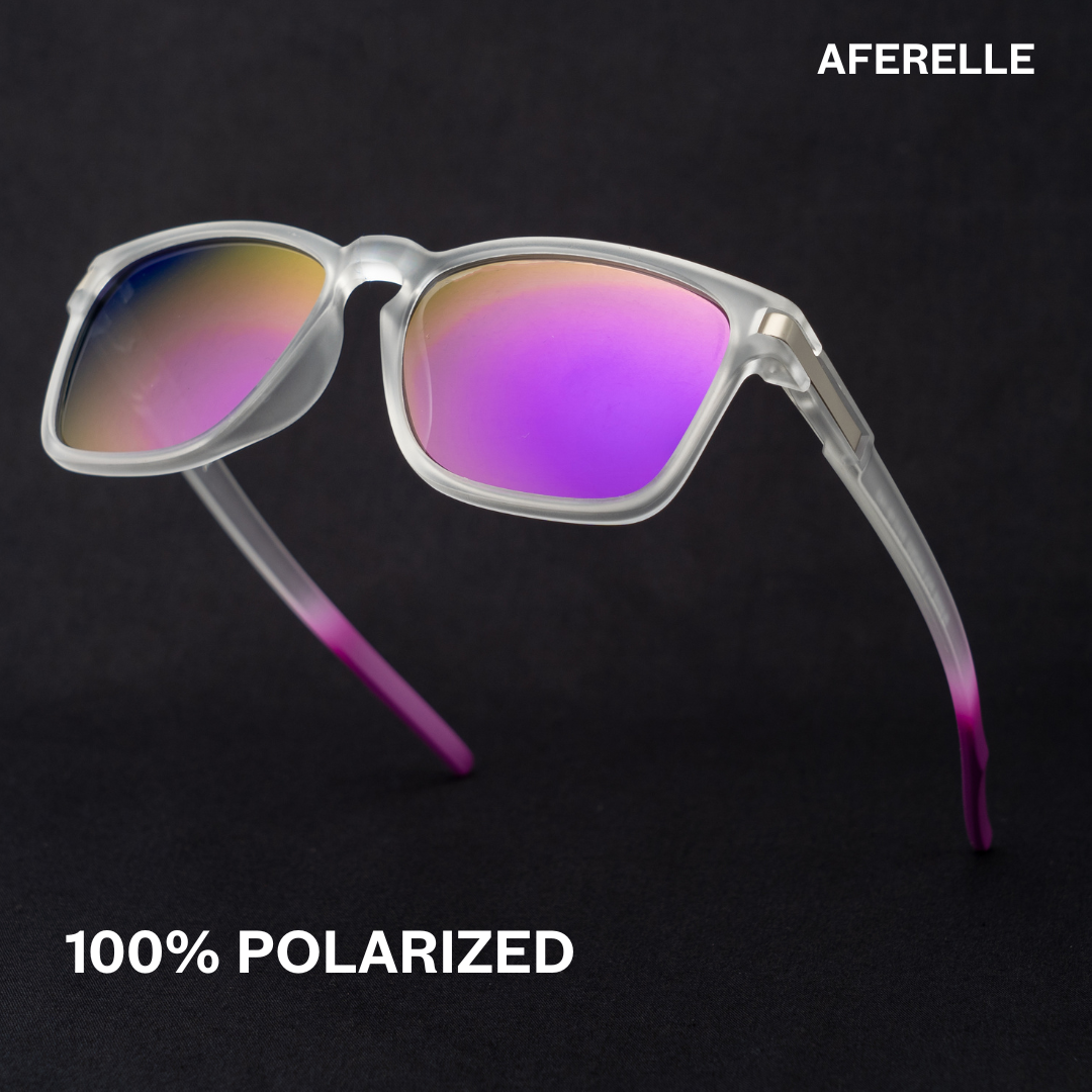 THE PRODUCER | Clear Purple UV400 Polarized A Grade Lens For Biking Running Sports Adventure