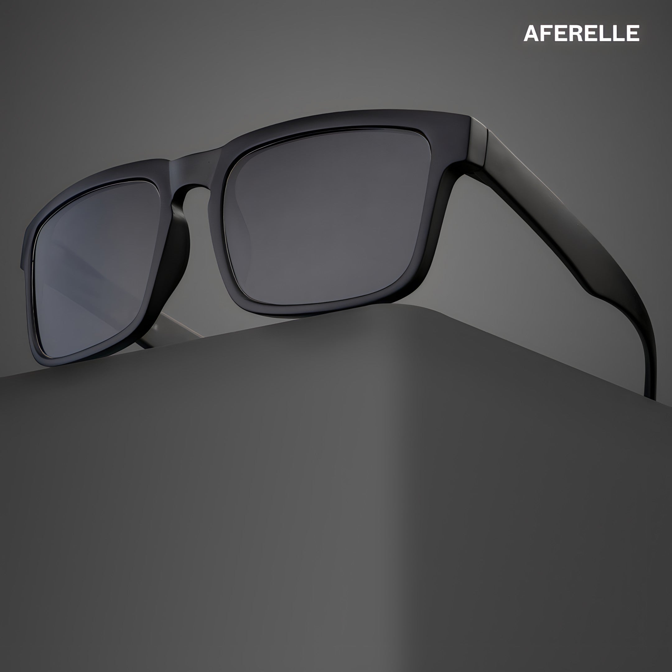 THE CHALLENGER Matt Black UV400 Polarized Sunglasses