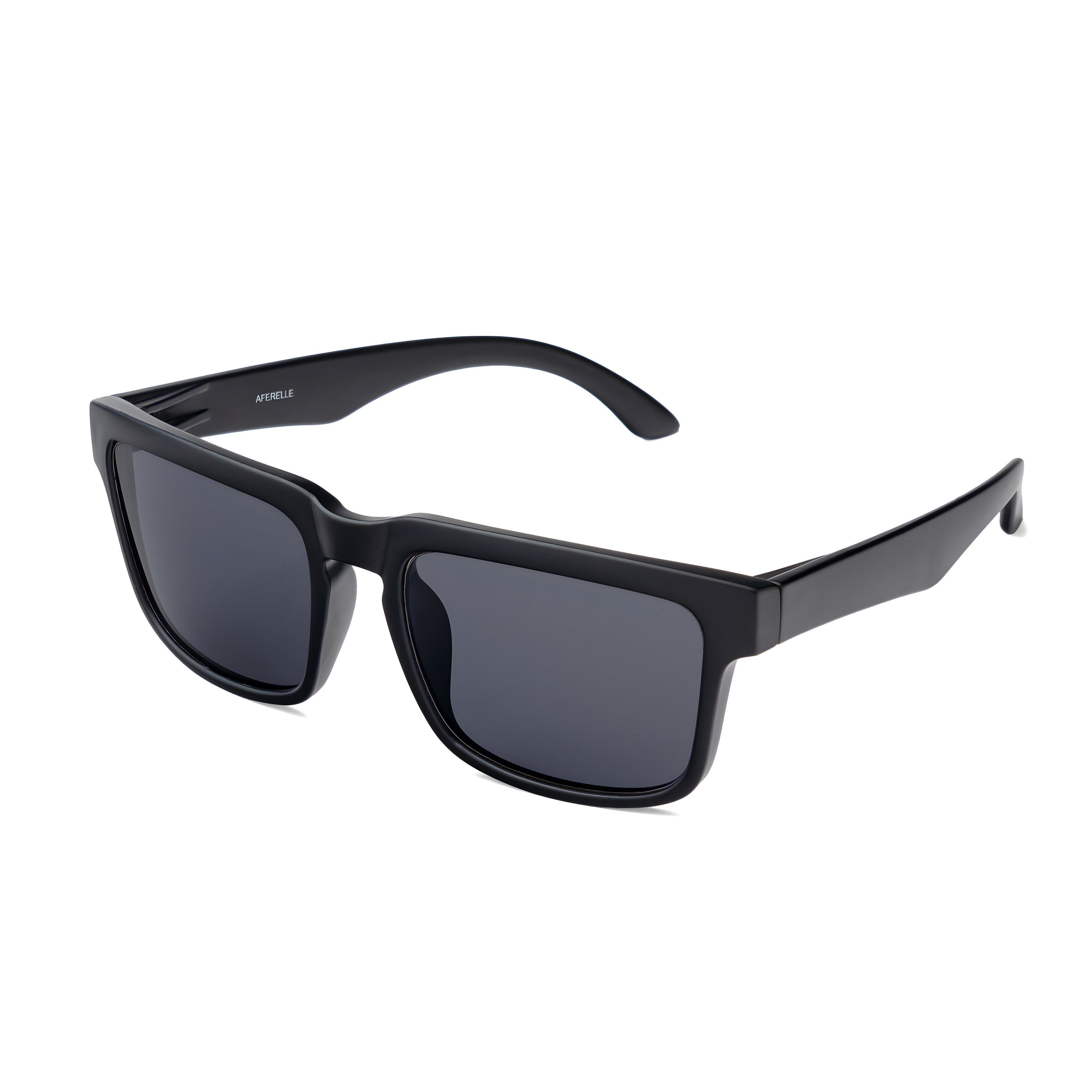 THE CHALLENGER Matt Black UV400 Polarized Sunglasses