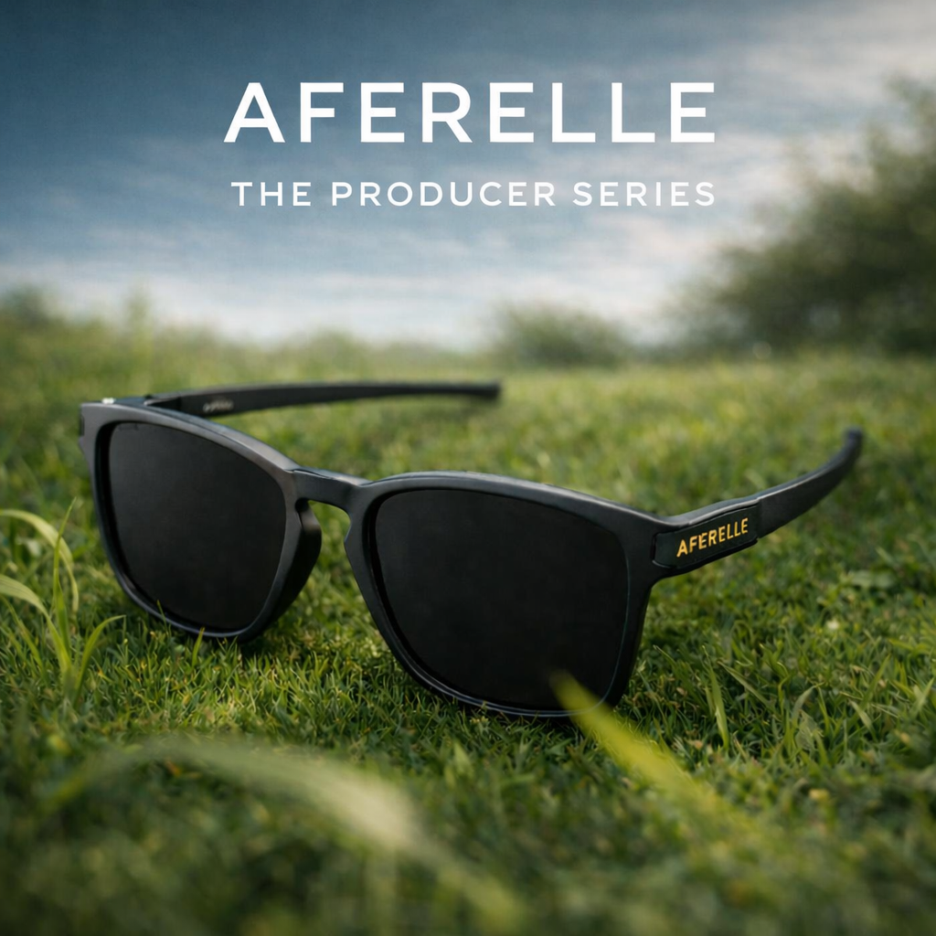 THE PRODUCER | Matt Black V1 UV400 Polarized A Grade Lens For Biking Running Sports Adventure