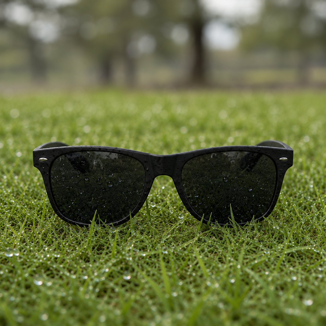 THE Dictator Square Unisex Matt Black UV400 Sunglasses