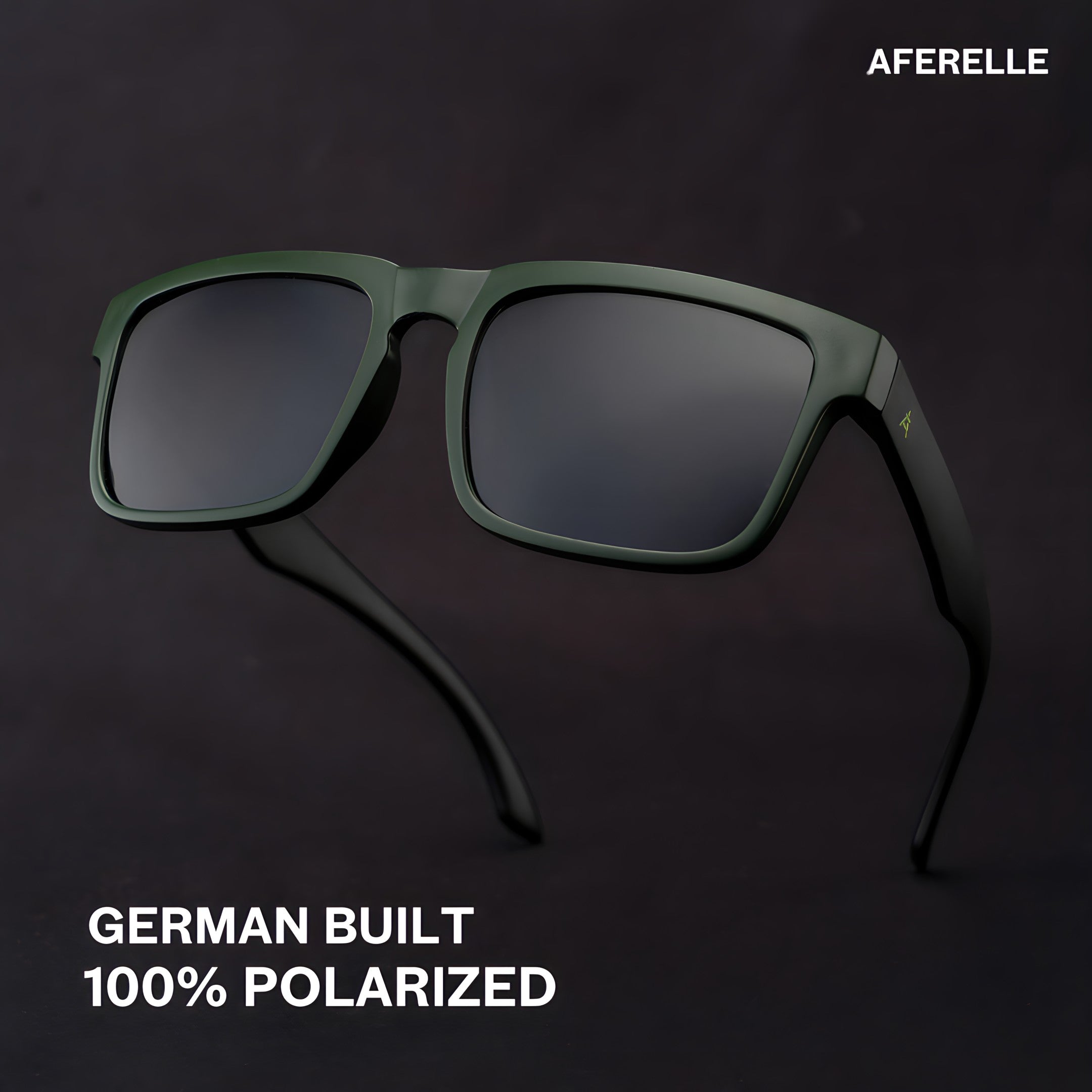 THE CHALLENGER Olive Black UV400 Polarized Sunglasses