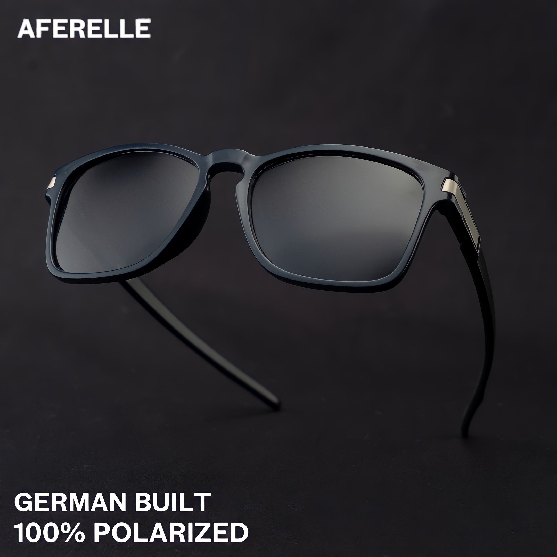 THE PRODUCER | Navy Blue BLack UV400 Polarized A Grade Lens For Biking Running Sports Adventure