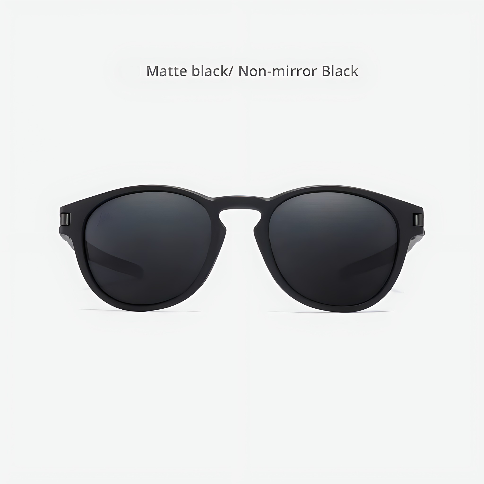 THE BOSS | Round Black V1 Polarized Sunglasses for Men and Women