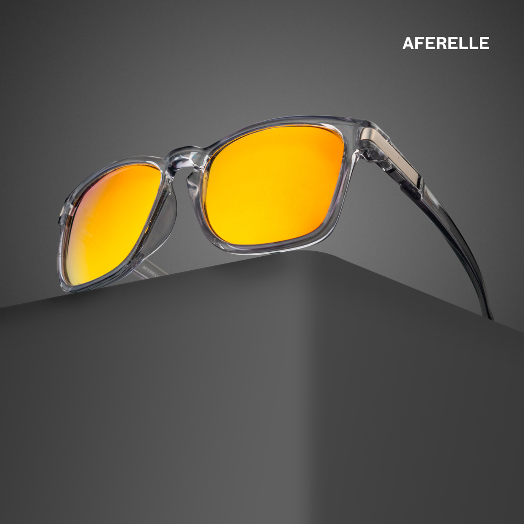THE PRODUCER | Glossy Orange UV400 Polarized A Grade Lens For Biking Running Sports Adventure