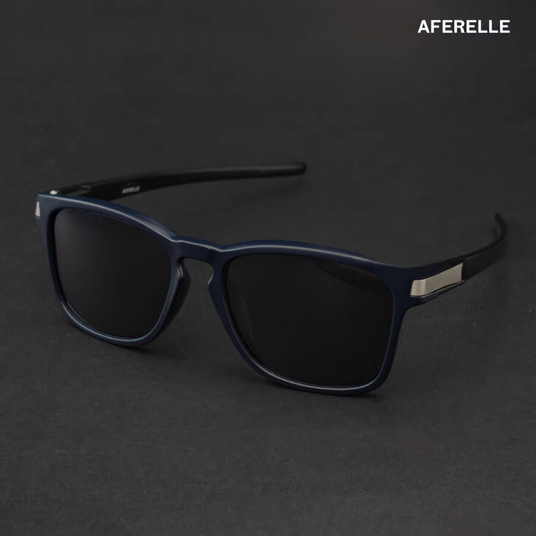 THE PRODUCER | Navy Blue BLack UV400 Polarized A Grade Lens For Biking Running Sports Adventure