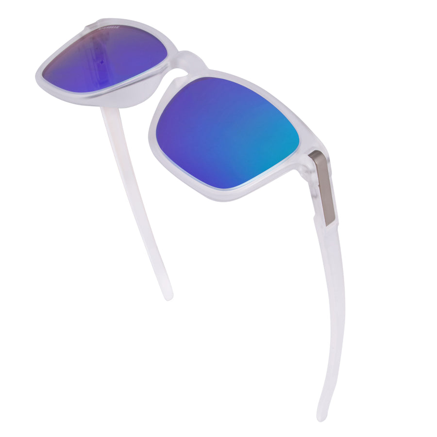 AFERELLE Metal Design Mirror Polarized Sunglasses For Men and Women Orange