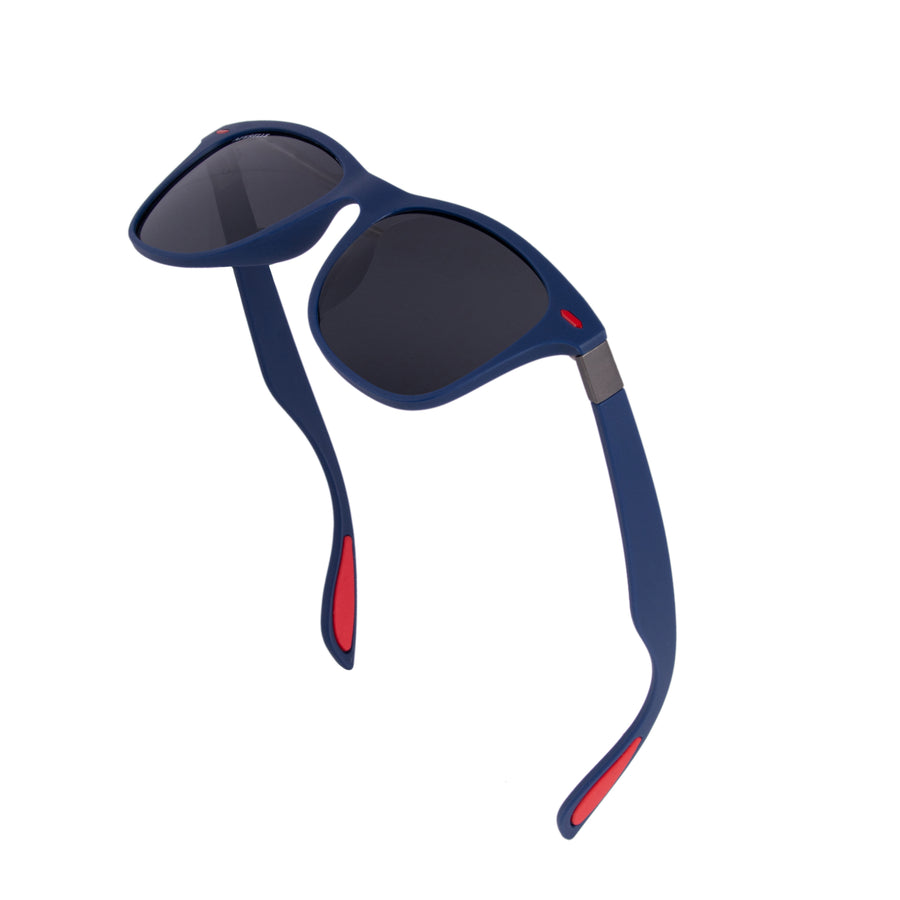 AFERELLE Navy Blue Square Polarized  Sunglasses  For Men and Women