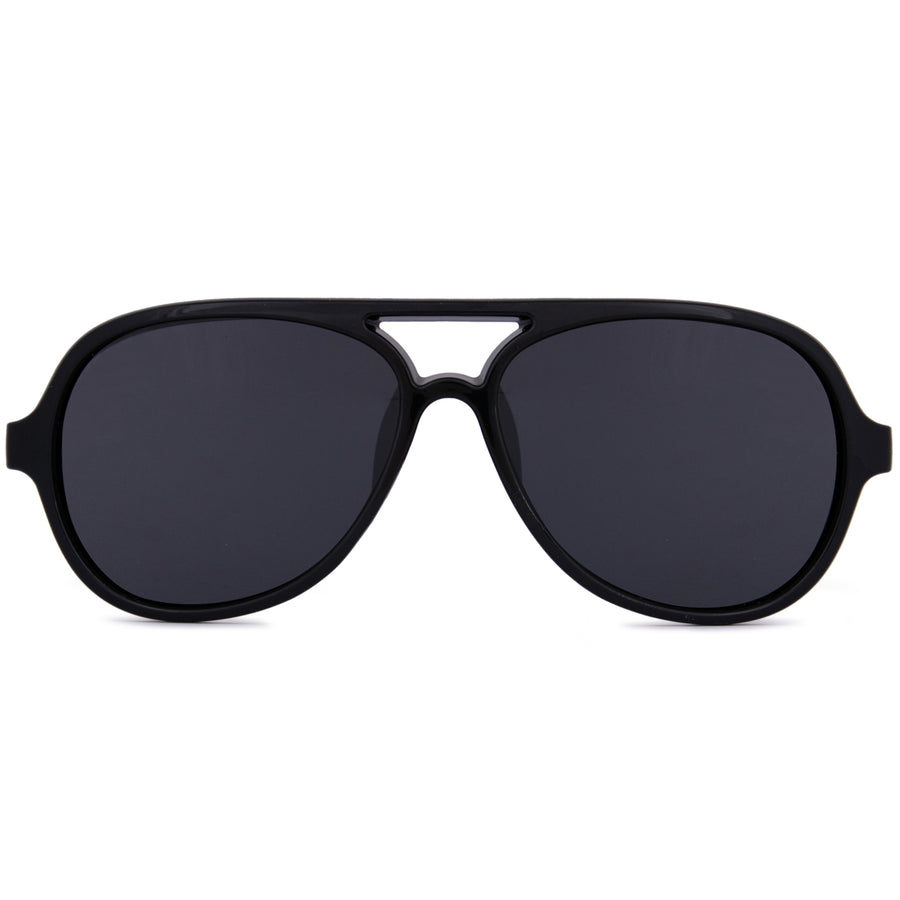 AFERELLE Black Aviator Polarized  Sunglasses  For Men and Women