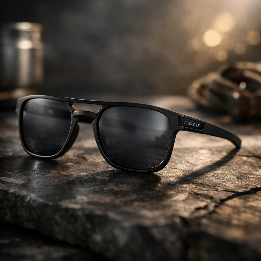 THE PRESENTER | Matt Black Polarized UV400 Sunglasses