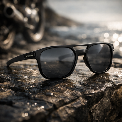 THE PRESENTER | Matt Black Polarized UV400 Sunglasses