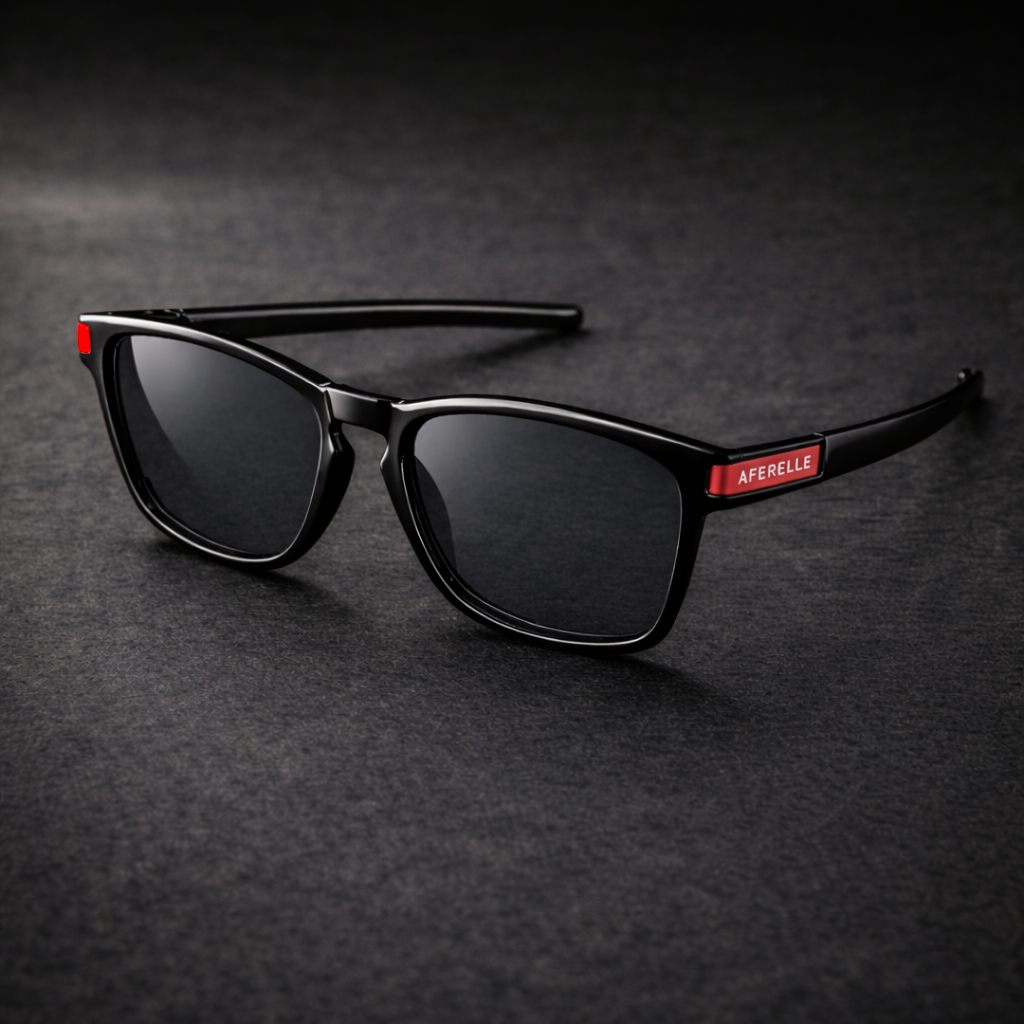 THE PRODUCER | V3 Unisex Glossy Black UV400 HD  Pro Sunglasses