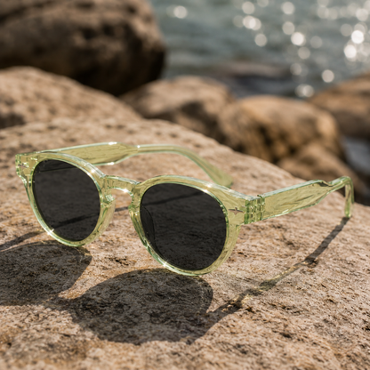 THE Orbit  Unisex UV400 HD Glossy Light Green Sunglasses