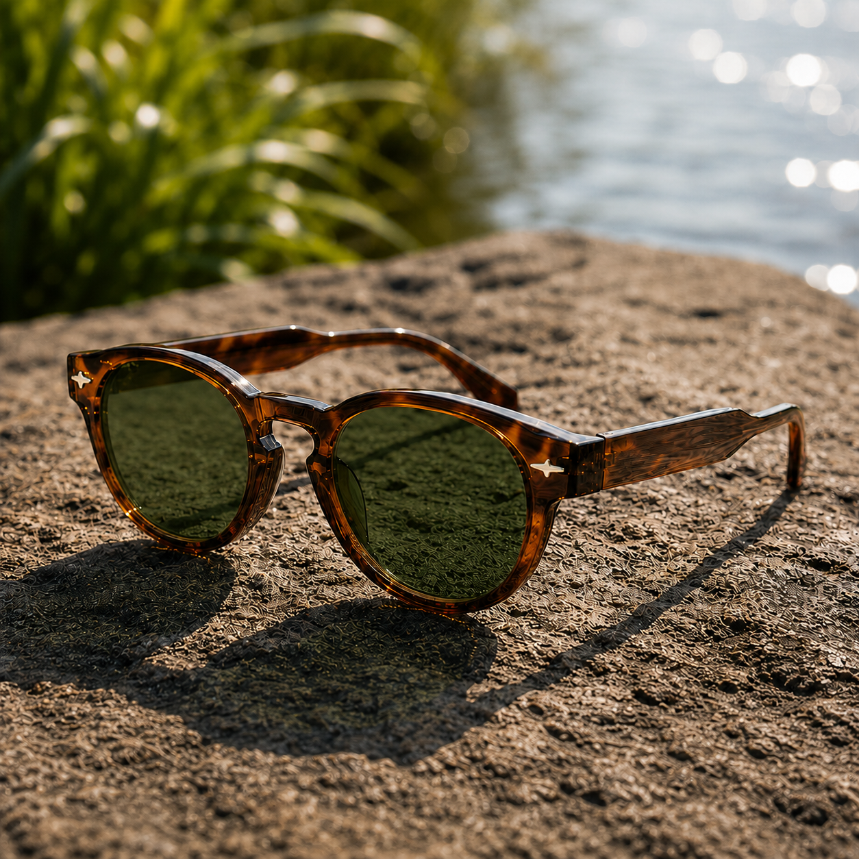 THE Orbit Unisex UV400 HD Glossy Leopard Brown Sunglasses
