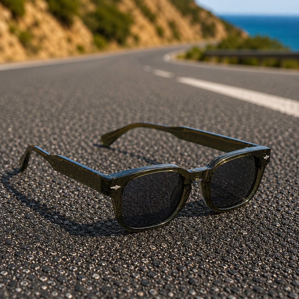 THE Drift Unisex G2 Glossy Pearl Green HD UV400 Sunglasses