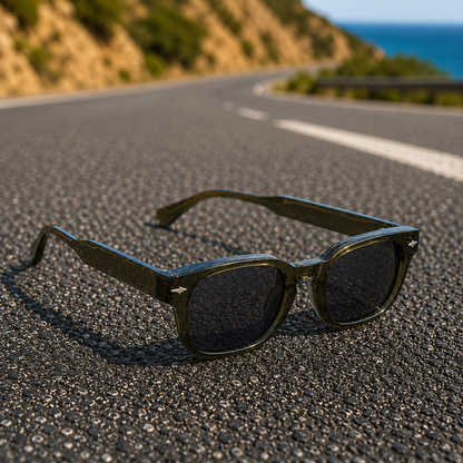 THE Drift Unisex G2 Glossy Pearl Green HD UV400 Sunglasses