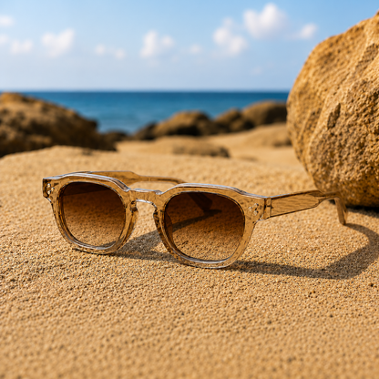 THE PHANTOM Unisex Light Brown UV400 HD Sunglasses
