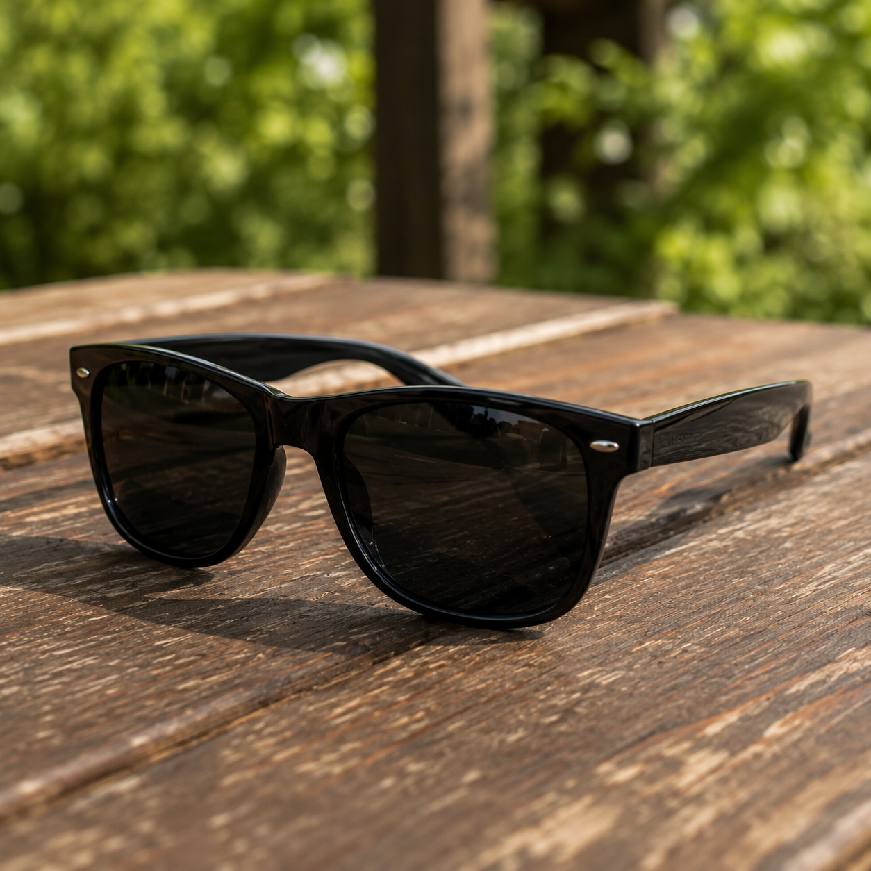 THE Dictator Square Glossy Black Unisex UV400 Sunglasses