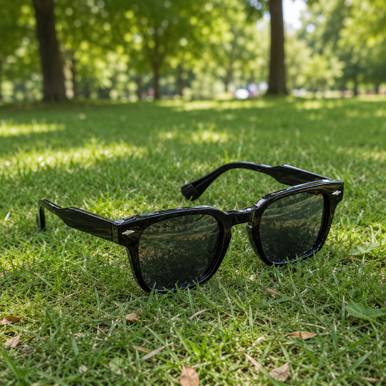 THE Drift  Unisex UV400 HD Glossy Black  Sunglasses with Black  Lens