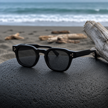 THE PHANTOM  Unisex UV400 HD Glossy Black Sunglasses