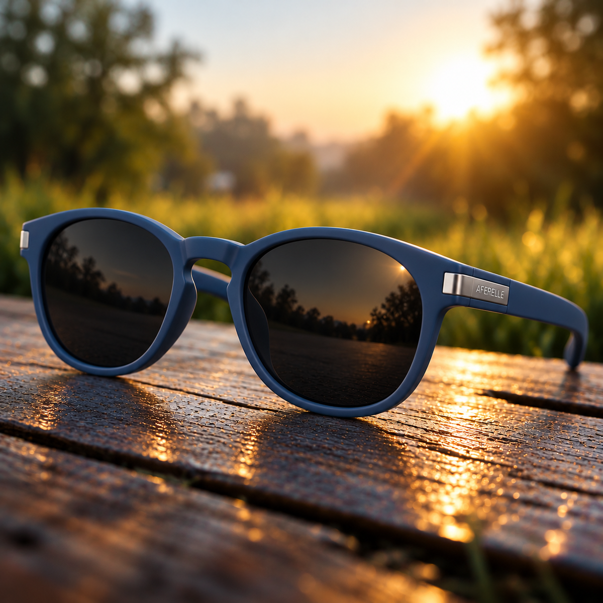 THE BOSS V0 Classic Blue UV400 Sunglasses