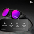 THE BOSS | Round V1 Black Mirror Purple UV400 HD  Pro Sunglasses