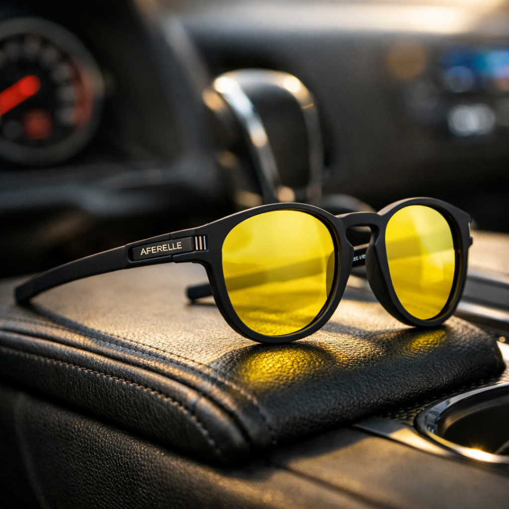 THE BOSS | Matt Black HD Night driving Polarized Lens