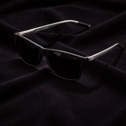 The ATTITUDE  Silver finish Metal UV400 HD Polarized Pro Sunglasses
