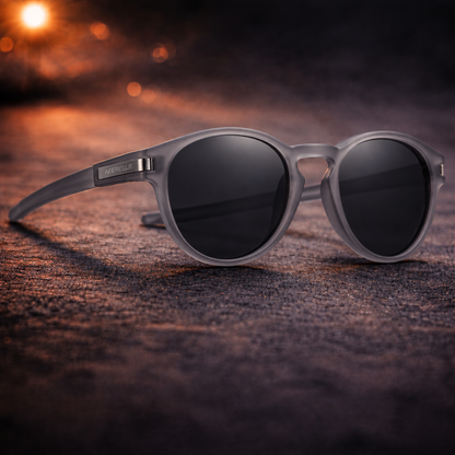 THE BOSS Matt Grey UV400 HD Sunglasses