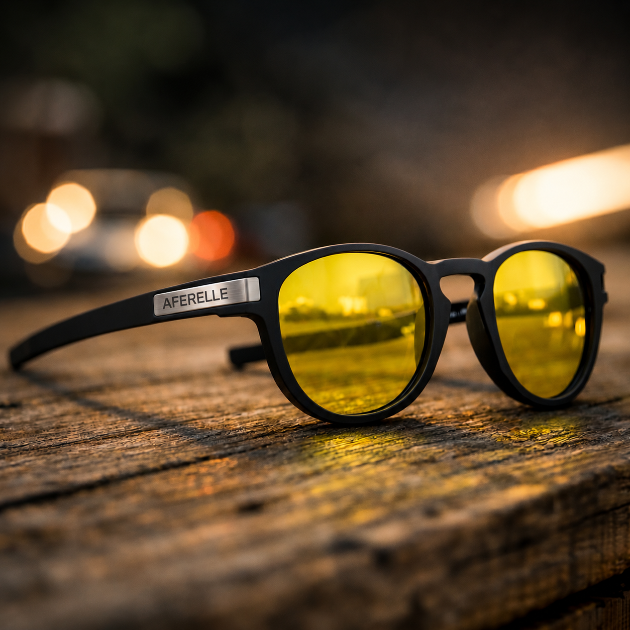THE BOSS | Matt Black HD Night driving UV400 HD  Pro Sunglasses